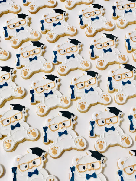 Graduation Bear Cookies